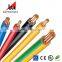 cca/ofc/ccc stranded solid pvc coated electric copper wire bvr1.5mm, 2.5mm wire cable