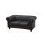 Leather Loveseat Sofa Mid Tufted Century Couch Modern Chesterfield, Antique Look