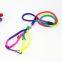 Colorful Round Rope Pet Leash Dog Leash Pet Chest Harness Cat Leash A9