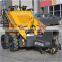 mini digger with cement mixer