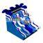 Blue Wave Dolphin Water Slide Outdoor Inflatable Adult Kids Water Slides Backyard For Swimming Pool