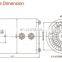 2.2KW 24Volt DC Motor Electric for Power Plant And Hydraulic Engine