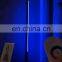 Modern creative design decoration aluminum tube linear LED table lamp colorful bedside night light with remote control