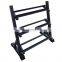 High quality with good price gym fitness equipment 3 layers dumbbell rack BW4018
