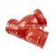 DN200 ASIN Cast Iron Groove Y Strainer