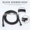 75cm Wall Mounted Cool Matte Black Square Slide Bar With Adjustable Shower Holder Contemporary for Hotel Apartment