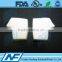 Metal frame silicone foam door drop seal