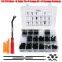 Popular 415Pcs Plastic Car Door Trim Clip Bumper Rivets Screws Panel Push Fastener Kits