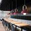 Nordic Macaron Teapot Creative Modern Minimalist Pendant Lamp Wooden Ring Bar Restaurant Chandelier
