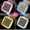 Square light control night light round heart shape led smart sensor energy saving wall lamps for decoration