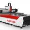 IPG 1000watts aluminum, stainless steel sheet metal fiber laser metal cutting machine price with CE, SGS