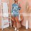 Wholesale Custom Women's Suits Casual And Comfortable Long Sleeve Round Neck Pajamas Sleepwear Western Style