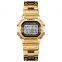 Fashion Skmei 1433 Men Women Wrist Stainless Steel Waterproof Watch Luxury Wristwatch Digital