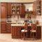 Walnut american furniture all wood kitchen cabinet sets