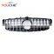 GT style car front bumper grille for Mercedes Benz CLS class W218 facelift 2015-2018 AMG package Silver