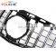 ABS front bumper grille mesh for Mercedes Benz E class W212 facelift 2014-2016 GT grill (Silver)
