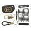4 Buttons Remote Flip Folding Car Key Shell Case ,leather key holder fob replacement for