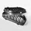car front grille for BMW four door three series 2008-2011 E90 single line model Bright black tricolor strip dumb black