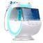 2022 portable Intelligent skin analyzer smart ice blue system machine 3d facial scanner with touch screen Water Dermabrasion