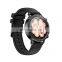 V25 Lady Smart Watch With Stainless Steel Golden Round Screen Body Temperature Smart Watch V25
