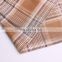 Direct factory cheap price yarn dyed fabric linen rayon blend plaid fabric
