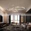 Nordic Modern Metal Gold Ring Chandelier Pendant Light Luxury Circle LED Chandelier Lights