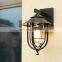 Black Lamp Fixture Corridor Aisle Lighting Art Luminaire With Switch And Usb Interface Iron Glass Wall Lights
