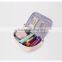 Wholesale Large Capacity Zipper Storage Canvas Makeup Bag Beauty Case Cosmetic Purse For women