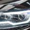 High guality aftermarket  upgrade LED DRL LED cornering headlamp headlight for Jeep Compass head lamp head light 2011-2016