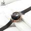 SHENGKE 2021 Unisex Watchs Eye Shape Turntable Hand Watchs Trendy Quartz Wrist Watch K0091L