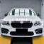 Luxury Car Parts Front Bumper For BMW 2010-2017 F10/F18 Upgrade 2021 M5 Body Kits With Conjoined Large Grille Flog Lamp Frame
