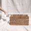 Handmade Water Hyacinth Storage Basket Wicker Rectangle Basket, Straw Box Hamper