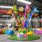 Amusement park outdoor funfair fairground flying chair mechanical rides