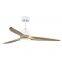 52inch Modern Wooden Blades Remote Cotroller Ceiling Fan With Led Light Light