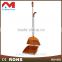 2016 new design plastic easy clean dustpan and broom set with long handle
