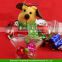 Santa Clear Plastic Storage Bottle Holder Christmas Candy Bags