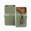 Denim Jeans&Genuine Leather Trimming Smartphone Flip Case for iPhone 6/6plus for women/Lady/Female                        
                                                Quality Choice