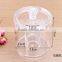 C23 ANPHY PS Crystal Bottle Jewelry Storage Makeup Holder Cup Transparent With Lid