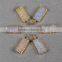 In stock!! Natural color rectangle druzy bar jewelry pendants, raw agate druzy bar pendants with 18k real gold