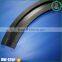 Wear resistance conveyor side guide cnc machined black plastic upe linear chain guide rail