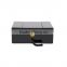 New arrive black PE polished lacquered wooden saving box jewelry box with lock