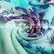 Winter 100%pure Australian Wool Fleece Flower Digital Printing Scarf Shawl Wraps Ladies