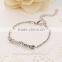 Newly Quality Fashion Best Friends Gift Bracelet Black Gold Silver Plated Fine Jewelery