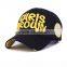 BSH021A Black color letter print 3d baseball caps for women Designer hat