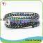 Lapis lazuli with picture jasper make leather gemstone bracelet                        
                                                                                Supplier's Choice