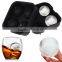 food safety silicone square cocktail ice cube tray , ice cube maker