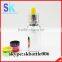 30ml silver gold child proof glass dropper bottle