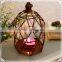 antique wrought iron candlestick cage as promotion birthday gift