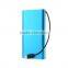 Ultra thin built in micro USB cable metal portable power bank 4000mah