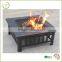 81*81*44.5cm Garde outdoor square fire pit table